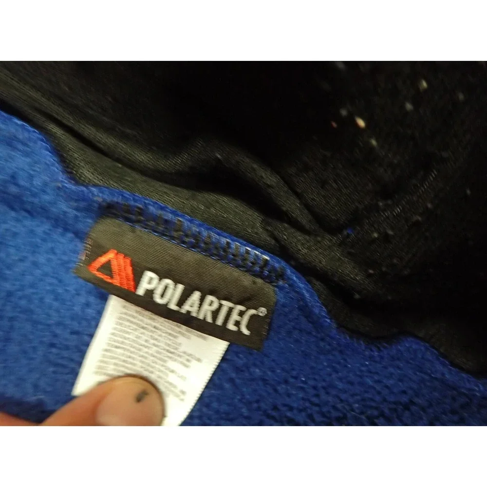The North Face Denali Fleece Jacket Boys Medium Blue Black Good Polartec Zip